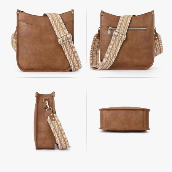 Cluci Handbags - Cluci Brown Crossbody Bag with 2 Straps EUC $40